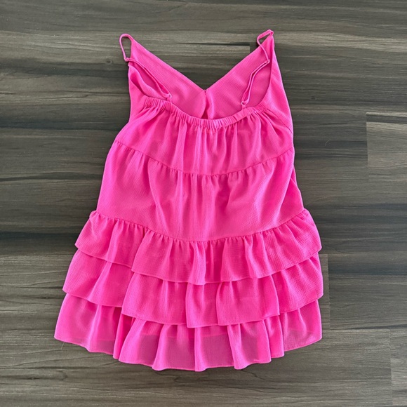 Ramy Brook Lula Ruffle mini coverup dress - Picture 4 of 4